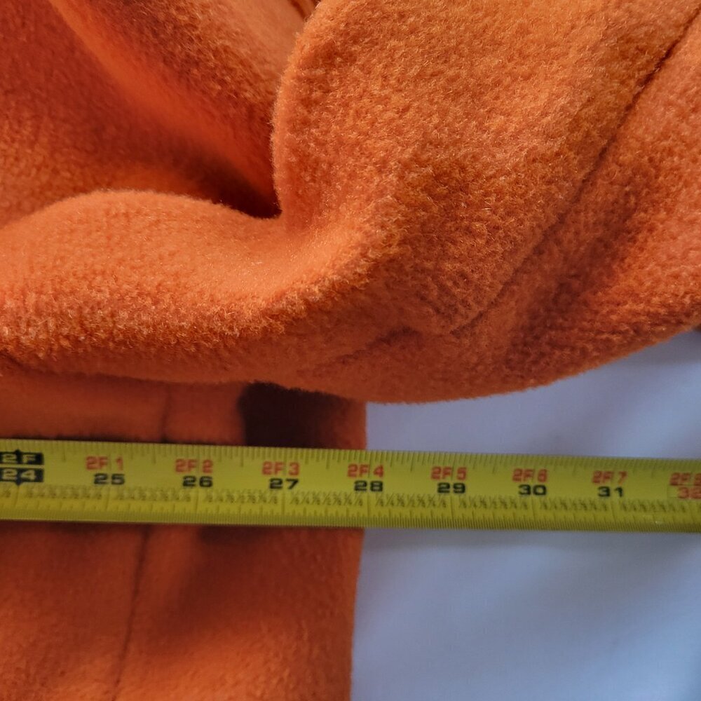Vintage Designer Bill Blass Burnt Orange Limited Edition Wool Coat (Size: M/L) - Picture 10 of 16